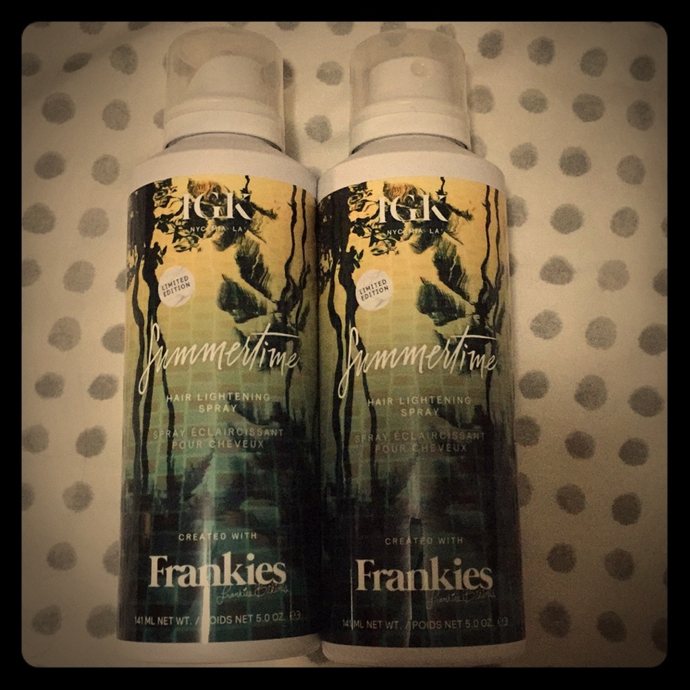 IGK hair lightening spray